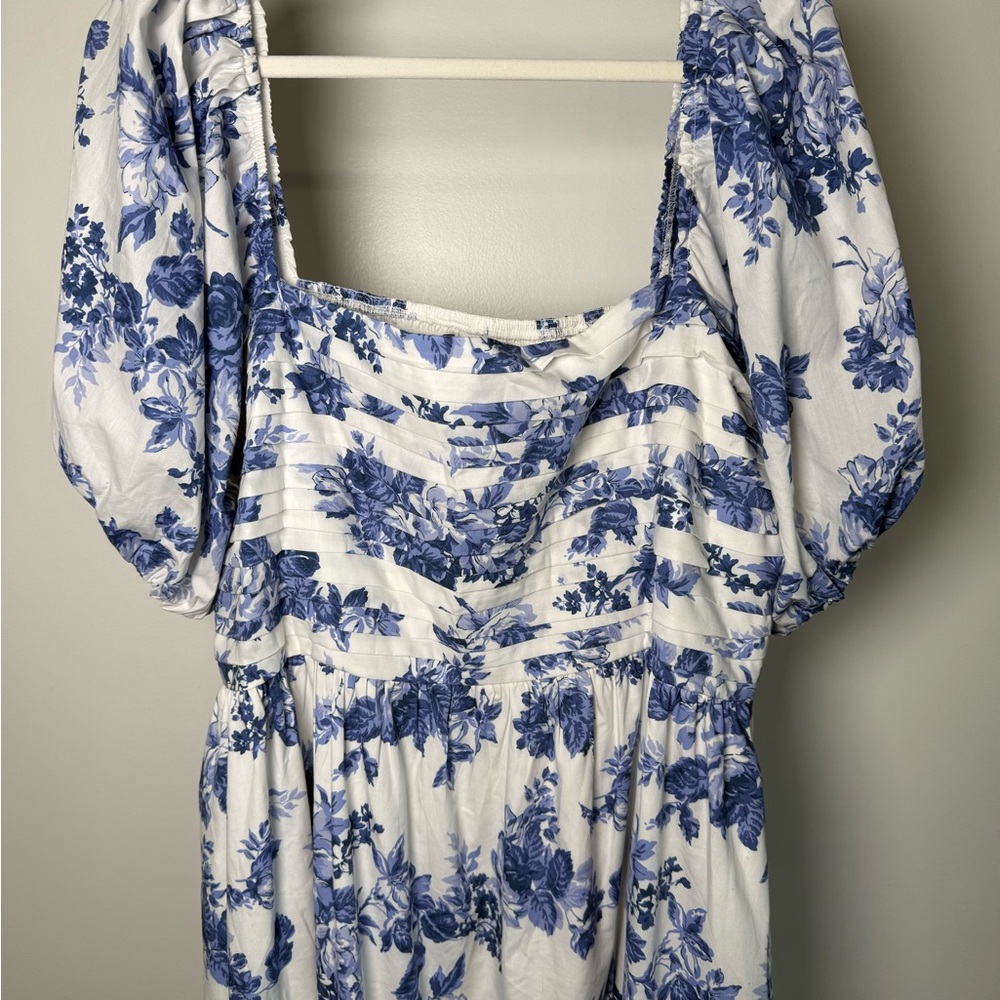 Abercrombie Vintage Blue Floral Dress NWT